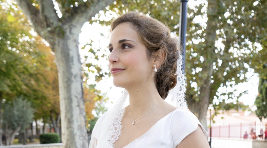 Laura Ledesma (Julia) in una scena di “Un altro domani”. Credits: Mediaset