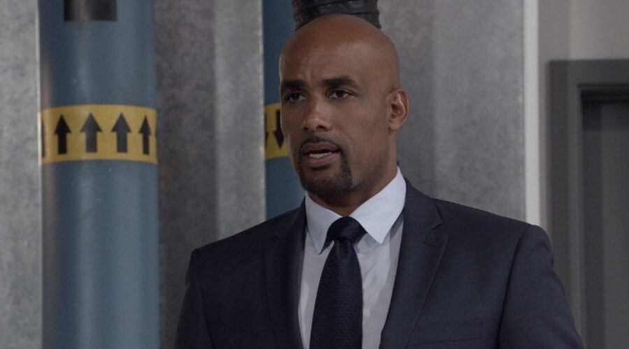 Boris Kodjoe (Robert Sullivan) in una scena della quarta stagione di 