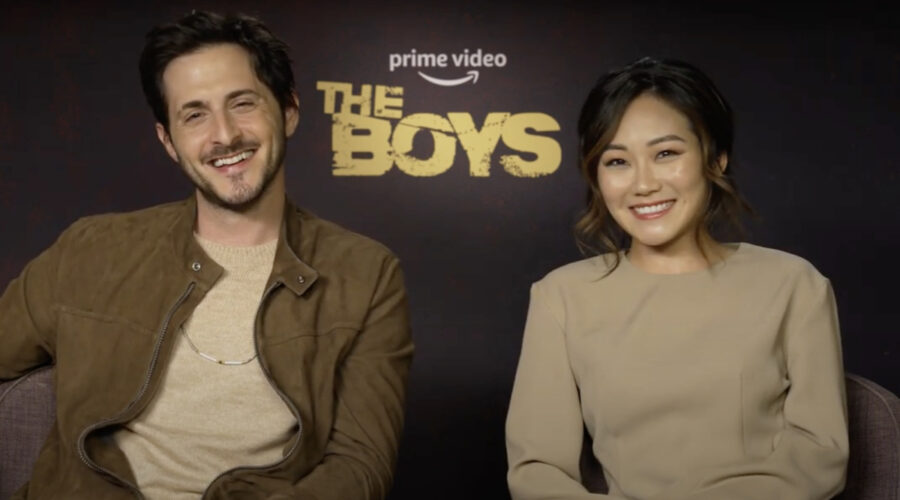 “The Boys”, Tomer Capone e Karen Fukuhara. Credits: Prime Video/Cattura schermo.