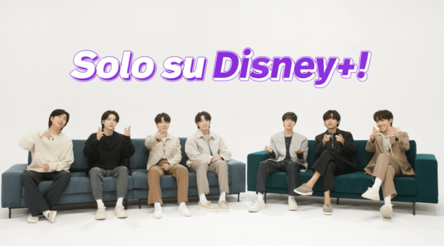 BTS, il video annuncio delle serie tv su Disney+. Credits: Disney Plus.