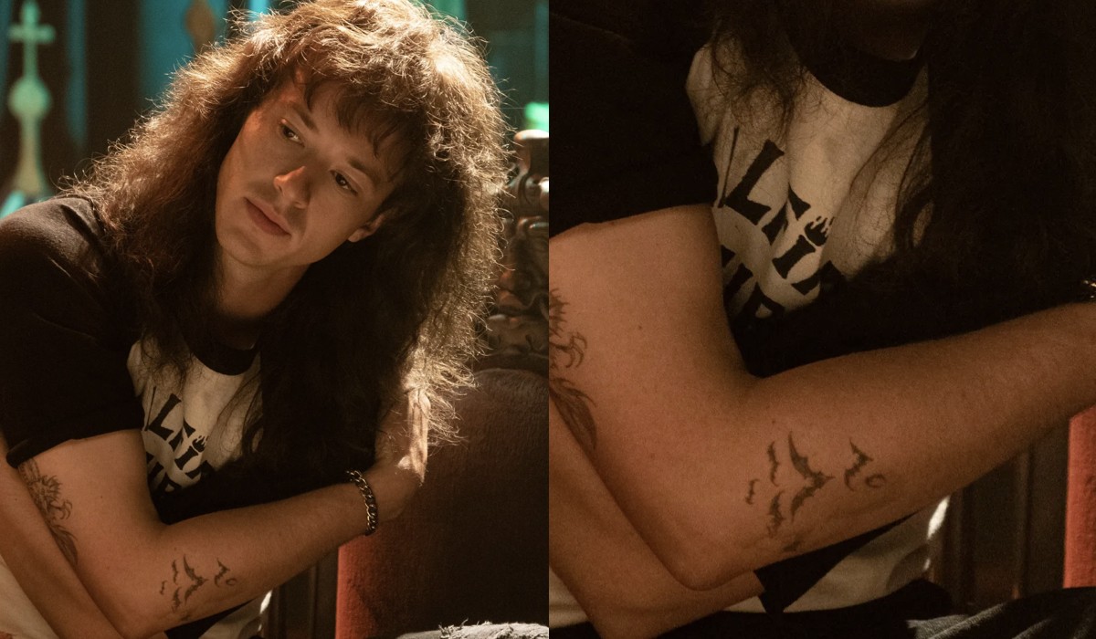 Joseph Quinn (Eddie) E Dettagli Su Tatuaggio In Stranger Things Credits Netflix