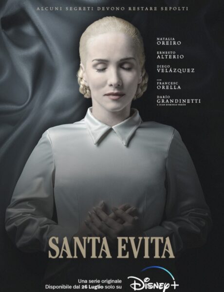 Locandina Ufficiale Santa Evita Credits Disney Plus