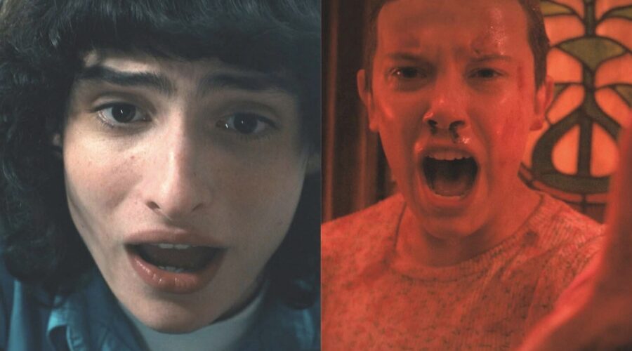 Da sinistra: Mike e Undici nell'episodio 9 di “Stranger Things 4”. Credits Courtesy of Netflix.