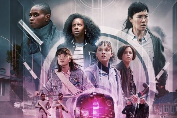 Key art di “Paper Girls”. Credits: YouTube/Prime Video.