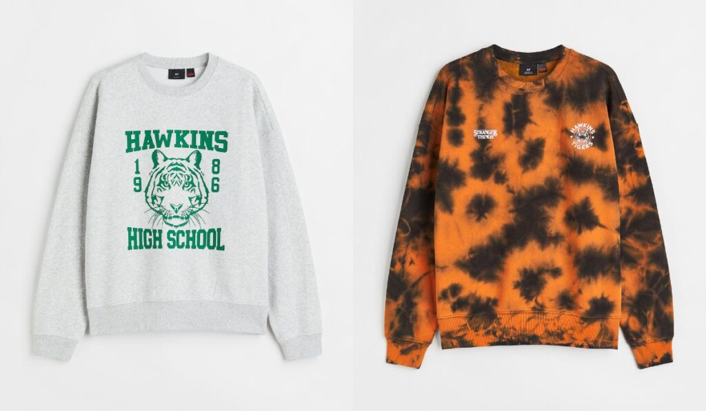 Stranger Things x H&M, collezione abiti
