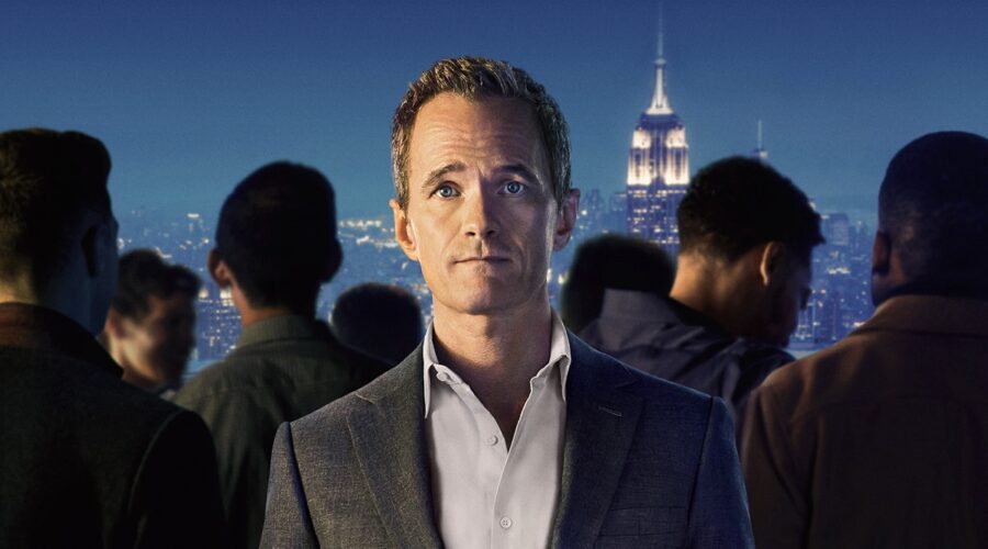 Neil Patrick Harris nella key art di “Uncoupled”. Credits: Netflix.