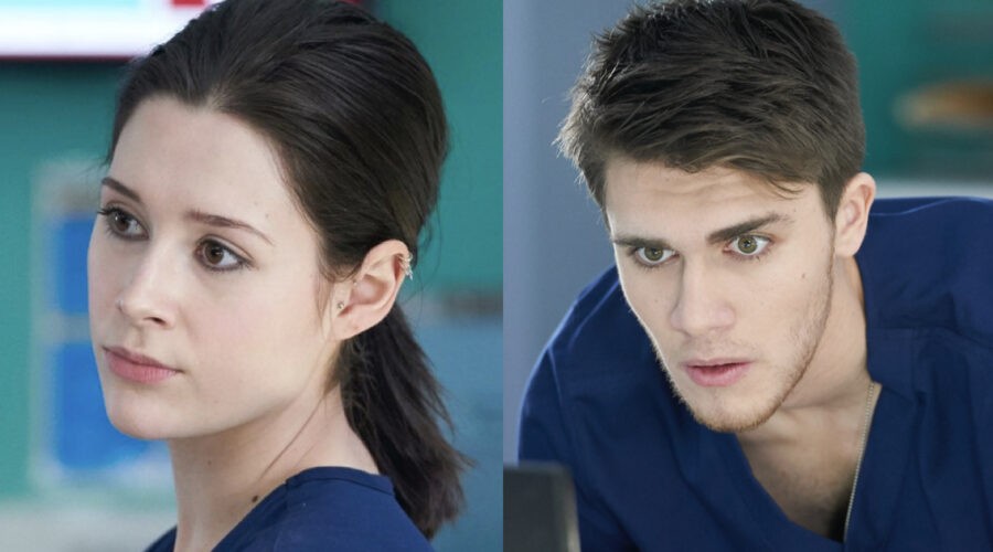 Da Sinista Natasha Calis E Donald Maclean Jr In Nurses - Nel Cuore Dell'emergenza Credits: Sky