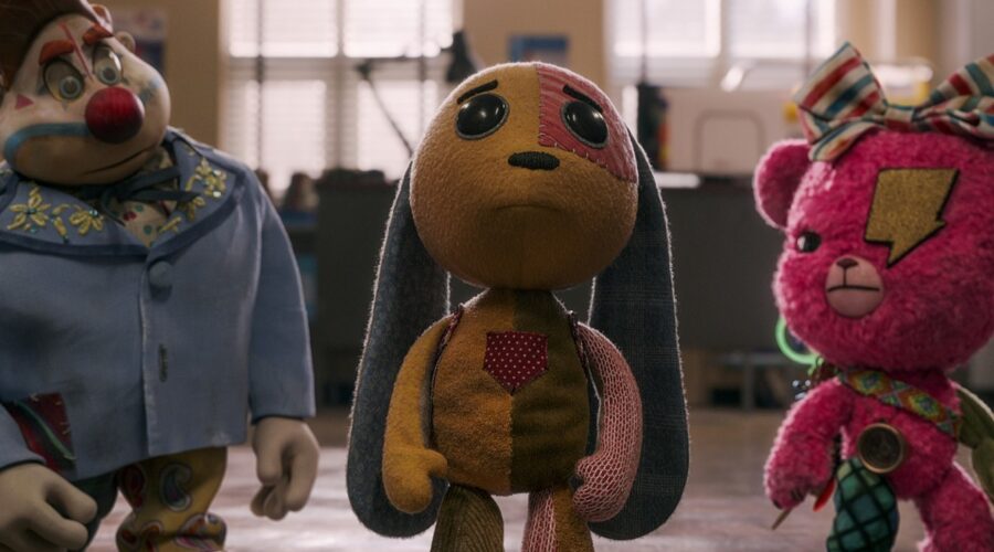 Da sinistra: Zozo, Ollie e Rosy in una scena di 