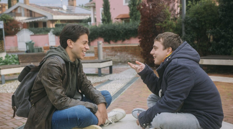 Da sinistra: Francesco Centorame (Elia Santini) e Nicholas Zerbini (Luca 