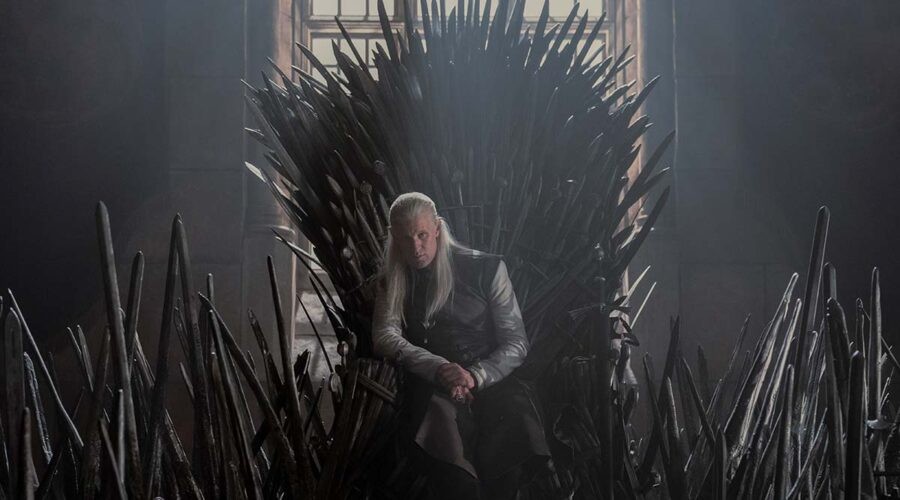 Matt Smith (l'interprete di Daemon Targaryen) nella serie TV