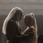 Steve Tousaint (Corlys Velaryon) ed Eva Best (Rhaenys Targaryen) in 