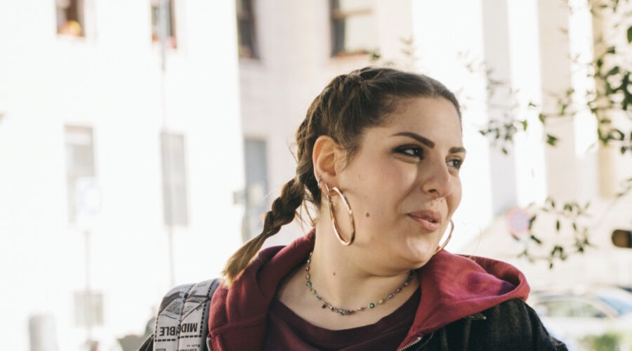 Martina Lelio (Federica Cacciotti) in una scena di “SKAM Italia 5”. Credits: Netflix Italia.