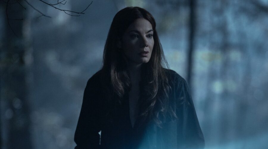 Michelle Monaghan in una scena di “Echoes”. Credits: Jackson Lee Davis/Netflix.