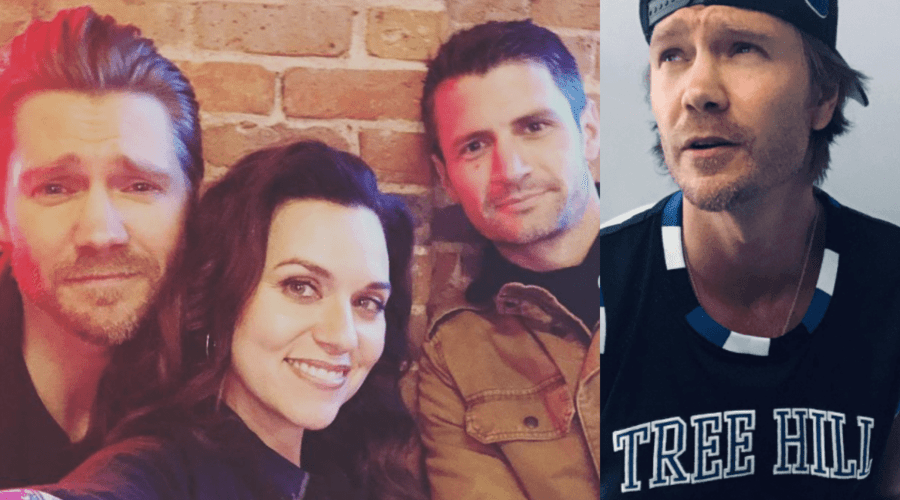 Due scatti di Chad Michael Murray e Hilarie Burton pubblicati su Instagram. Credits: Instagram.