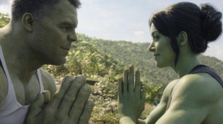 Tatiana Maslany e Mark Ruffalo (Hulk e She Hulk) in