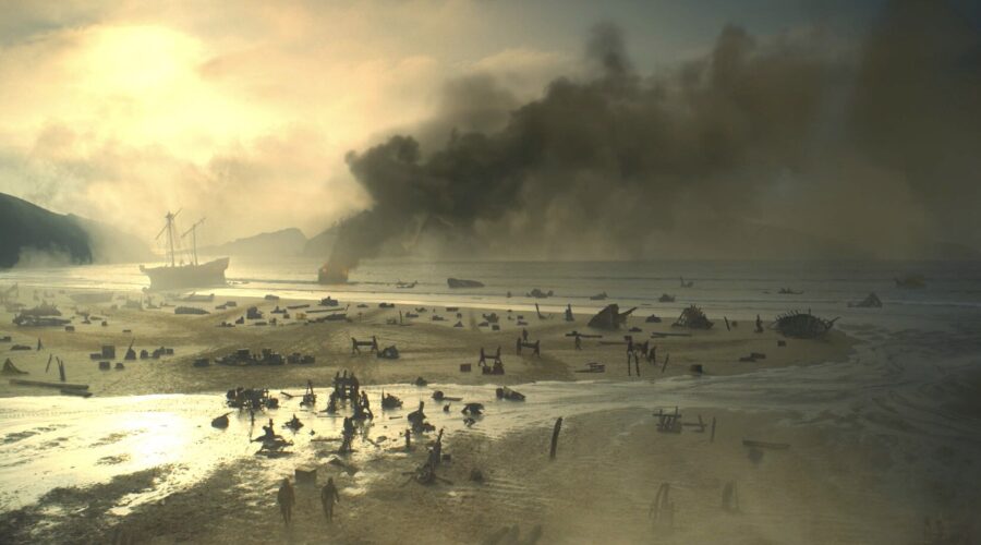 Un fotogramma delle Isole Stepstones in “House of the Dragon”. Credits: cattura schermo/HBO/Sky.