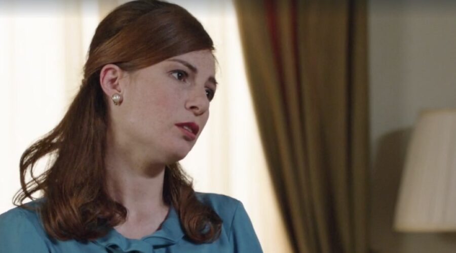 Valentina Bartolo (Veronica Zanatta) in una scena della puntata 1 de