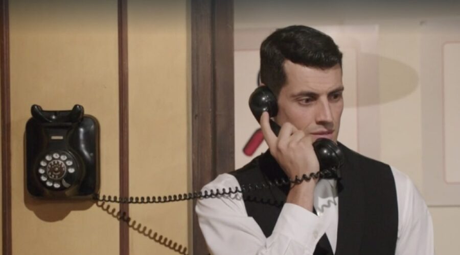 Emanuel Caserio (Salvatore Amato) in una scena della puntata 9 de