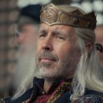 Paddy Considine (Re Viserys Targaryen) in una scena di “House of the Dragon” Courtesy of HBO