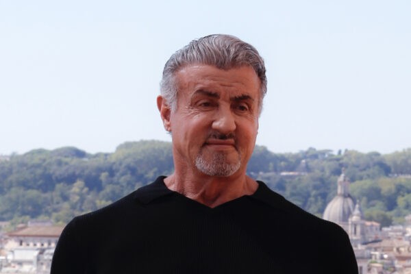 Sylvester Stallone a Roma per svelare al pubblico italiano cos'è Paramount+. Credits: Paramount.