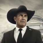 Kevin Costner nella key art di “Yellowstone 5”. Credits: Paramount+ LATAM/Sky.