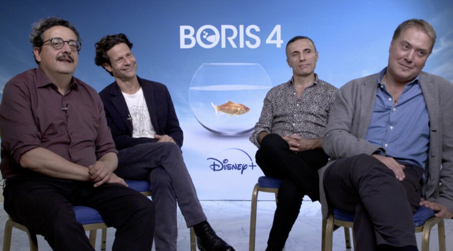 Boris 4, intervista a Corrado Guzzanti, Andrea Sartoretti, Valerio Aprea e Massimo De Lorenzo. Credits: Fotogramma/Tvserial.it.