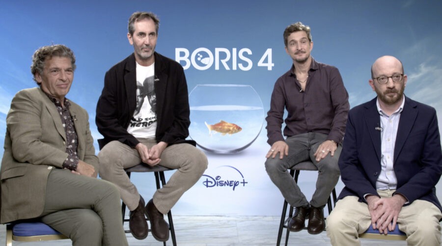 Boris 4, intervista a Paolo Calabresi, Ninni Bruschetta, Carlo De Ruggieri e Alessandro Tiberi. Credits: Fotogramma/Tvserial.it.