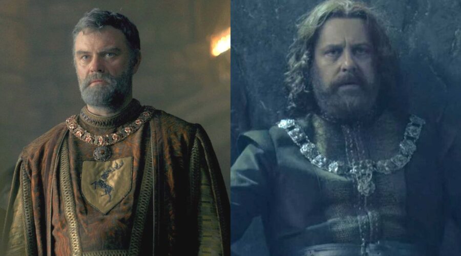Borros Baratheon in una scena di “House of the Dragon”. Credits: HBO/Sky.
