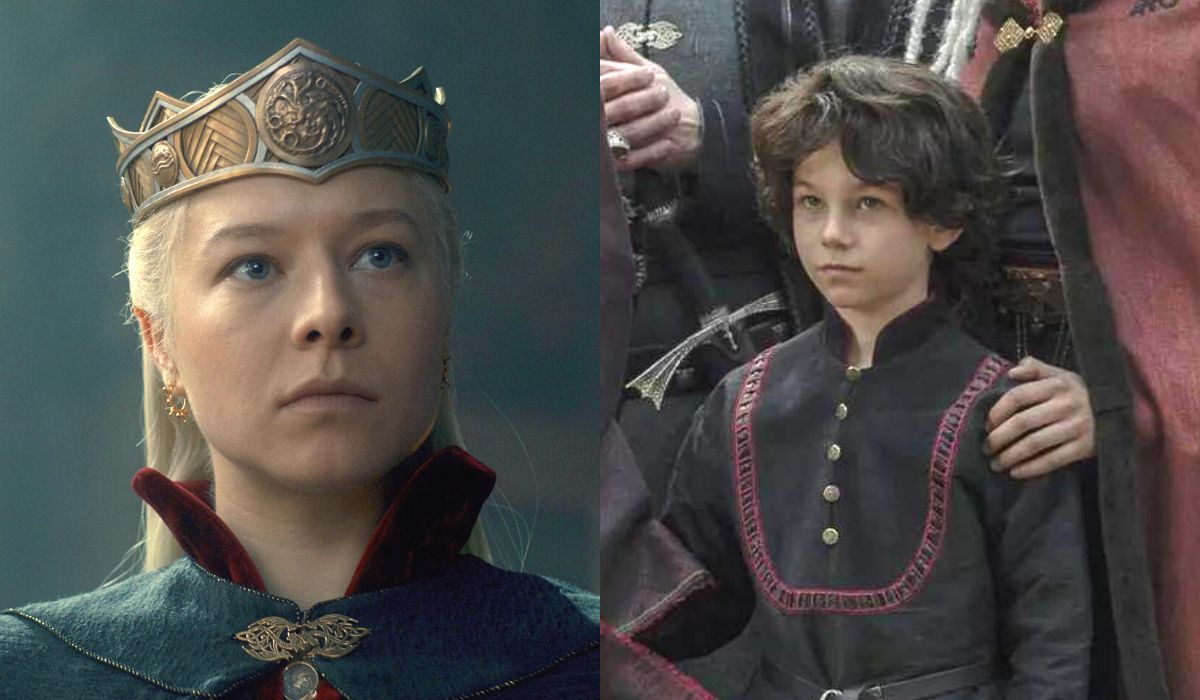 Da sinistra: Rhaenyra Targaryen e Joffrey Velaryon Targaryen in “House of the Dragon”. Credits: Fotogramma/HBO.