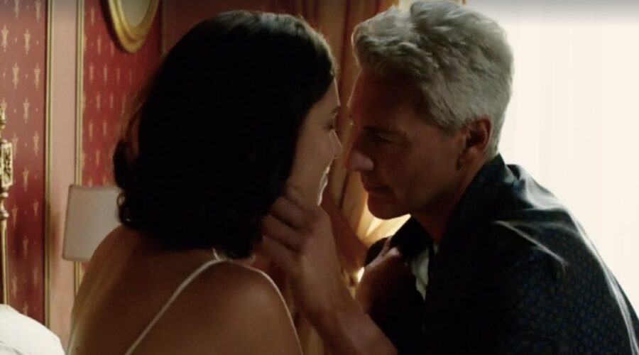 Da sinistra: Lucrezia Massari (Flora Gentile Ravasi) e Roberto Farnesi (Umberto Guarnieri) in una scena della puntata 13 de