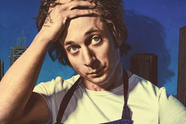 Jeremy Allen White nella key art di “The Bear”, la serie tv. Credits: Disney+.