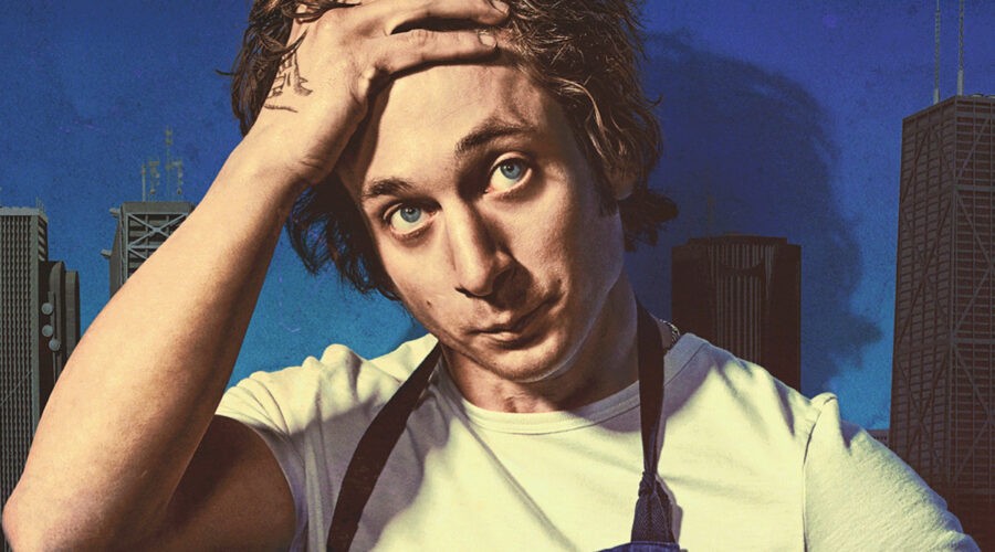 Jeremy Allen White nella key art di “The Bear”, la serie tv. Credits: Disney+.