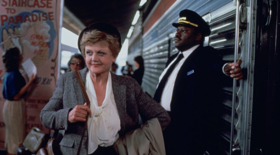 Dame Angela Lansbury, qui in una scena di “La Signora in Giallo”. Credits: Sky Italia.