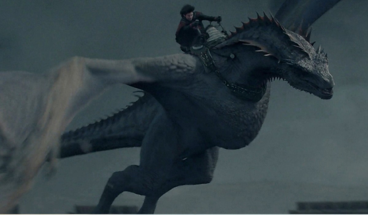 Arrax e Lucery nel decimo episodio di “House of the Dragon”. Credits: Fotogramma/HBO/Sky.