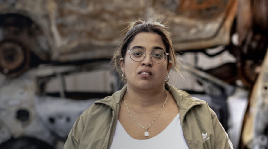 Melha Bedia In Una Scena Di Miskina Credits Prime Video Screenshot Home Page Serie