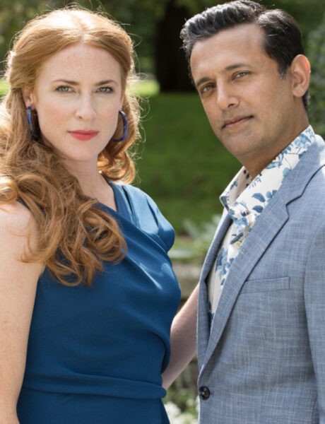 Rosalie Craig As Megan Wattal And Navin Chowdhry As Pete Wattal In Mcdonals And Dodds Credits Mammoth Screen For Itv