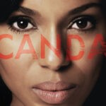 Kerry Washington nella key art di “Scandal”. Credits: Disney+.