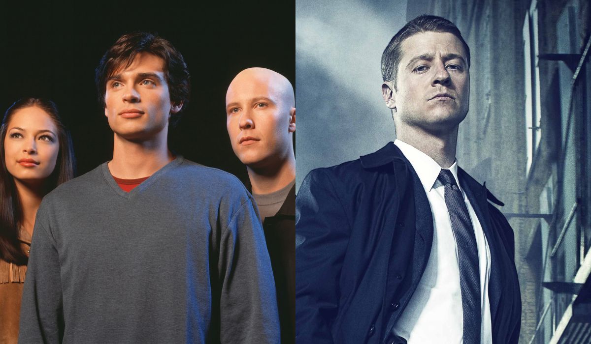 “Smallville” e “Gotham”, le serie tv in onda su WarnerTV. Credits: Warner Bros. Discovery Italia.