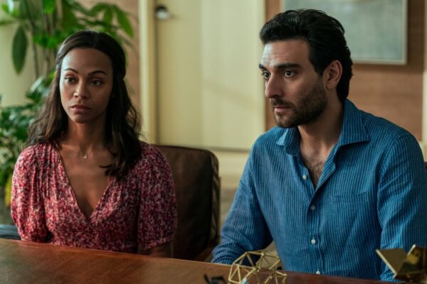 Zoe Saldana Ed Eugenio Mastrandrea In Una Scena Di 