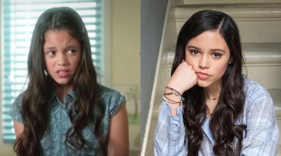 A sinistra Jenna Ortega in
