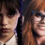 Da sinistra Jenna Ortega e Christina Ricci in 