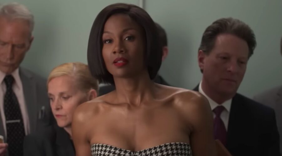 Emayatzy Corinealdi in una scena dal trailer di 