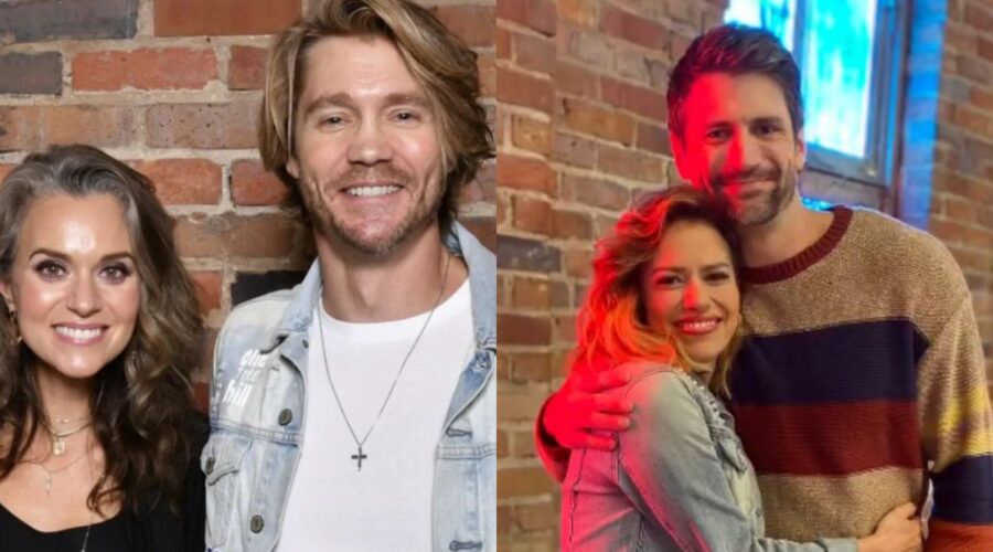 Da sinistra: Hilarie Burton e Chad Michael Murray; a destra: Bethany Joy Lenz e James Lafferty. Credits: Instagram/Stories.