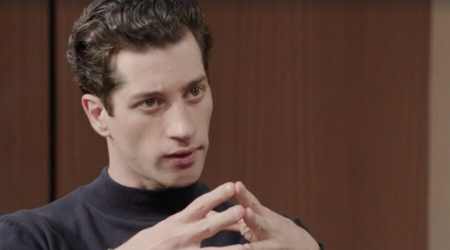 Moisé Curia (Marco di Sant’Erasmo) in una scena della puntata 28 de 