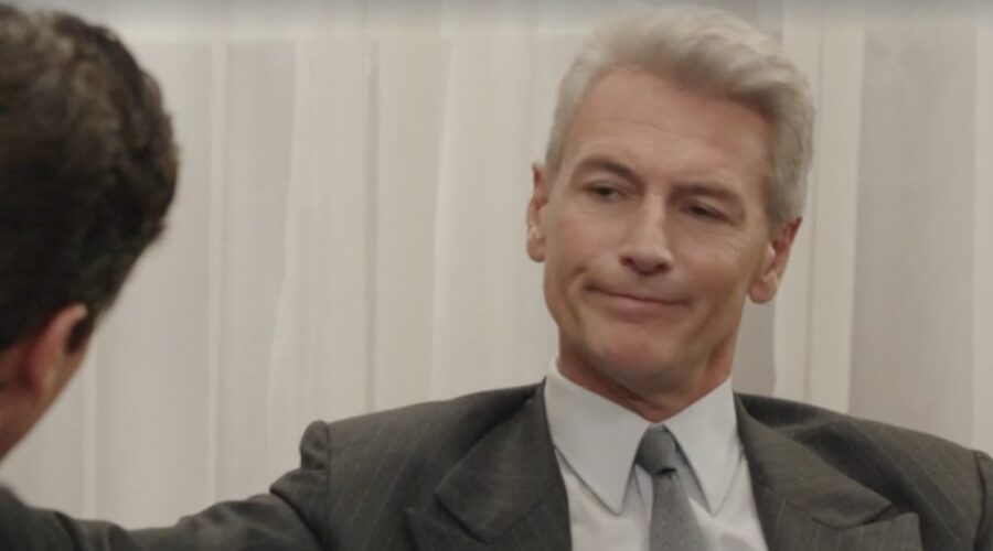 Roberto Farnesi (Umberto Guarnieri) in una scena della puntata 40 de 