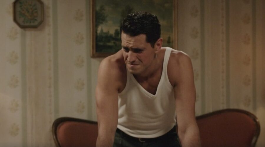 Emanuel Caserio (Salvatore Amato) in una scena della puntata 41 de 