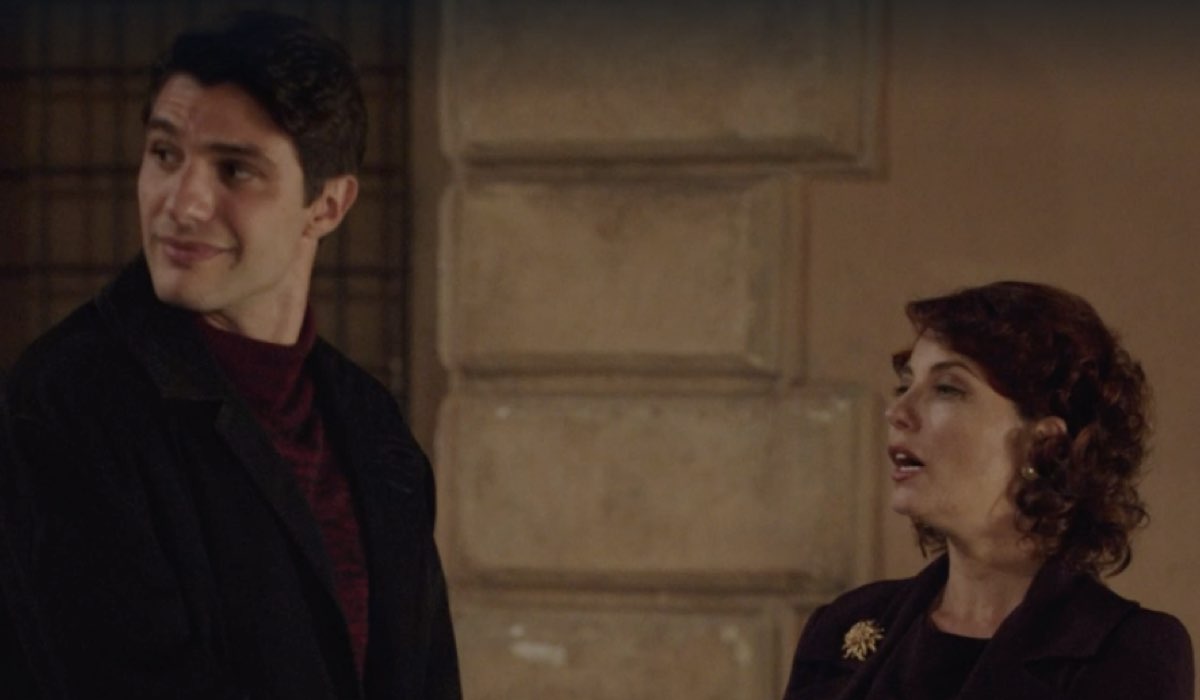 Da sinistra: Pietro Masotti (Marcello Barbieri) e Vanessa Gravina (Adelaide Di Sant'Erasmo) in una scena della puntata 45 de 