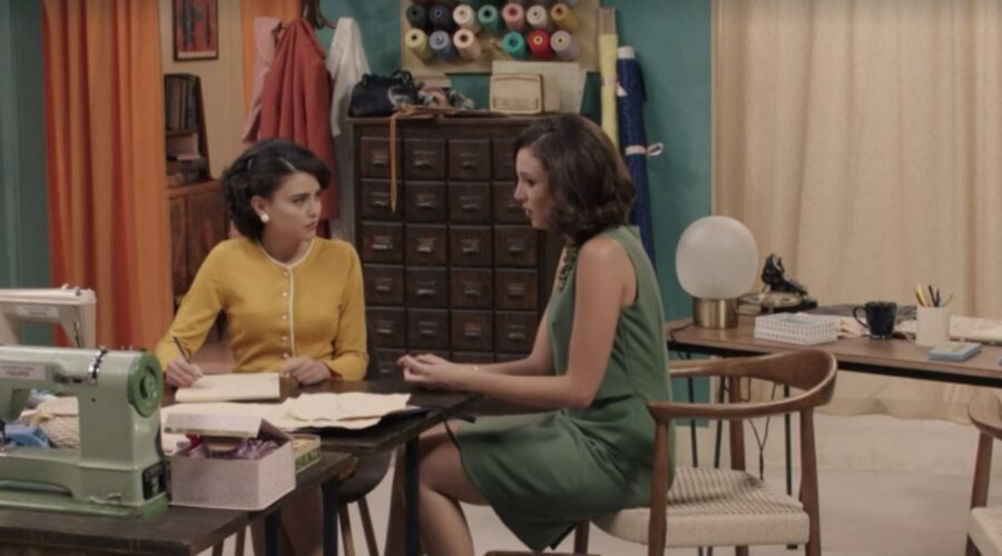 Da sinistra: Chiara Russo (Maria Puglisi) e Lucrezia Massari (Flora Gentile Ravasi) in una scena della puntata 48 de