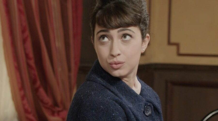 Clara Danese (Elvira Gallo) in una scena della puntata 48 de