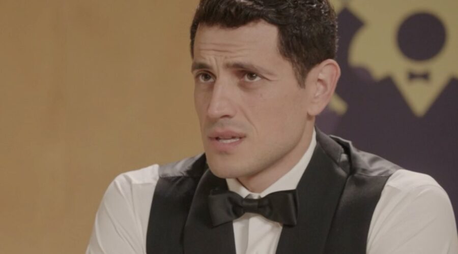 Emanuel Caserio (Salvatore Amato) in una scena della puntata 48 de